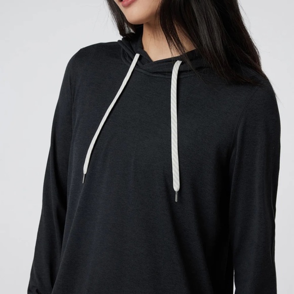 Vuori Essential Hoodie. Black Heather. Sz M. - Picture 1 of 4